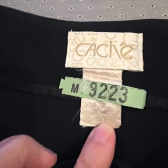 Cache Black Pleated Wrap-Around Skirt-SIZE 6 - Picture 7 of 7